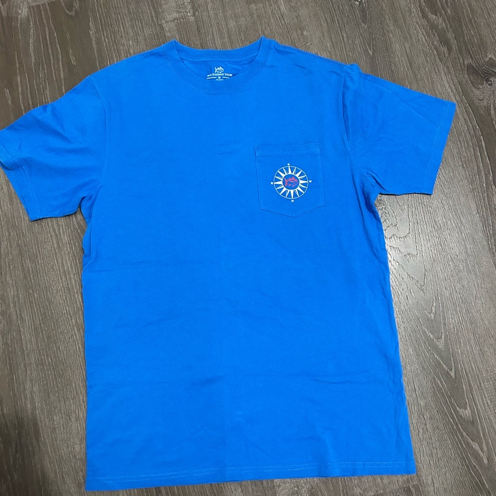 Southern Tide Vibrant Blue Short Sleeve Tee